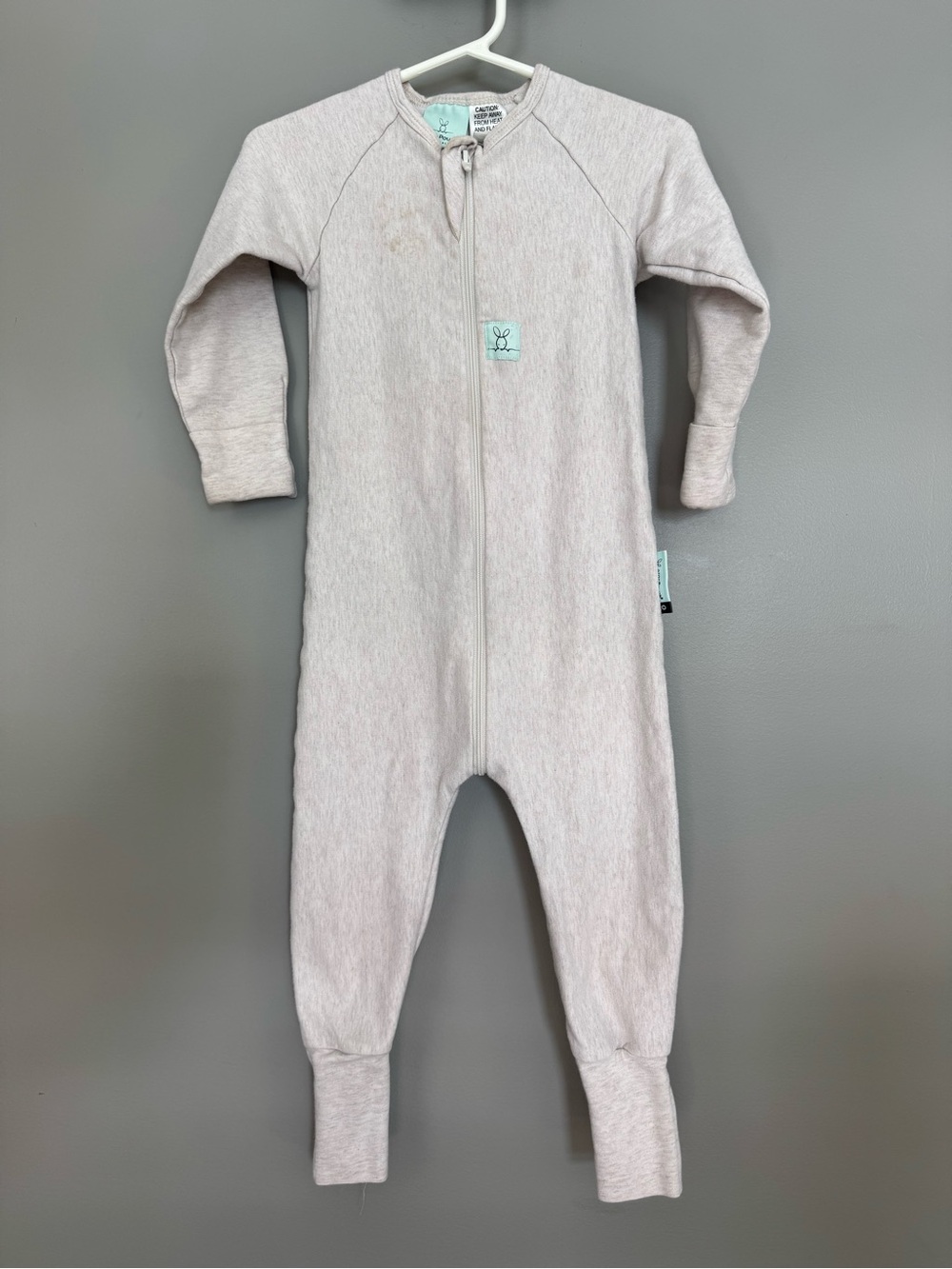 Ergopouch Romper Oatmeal Marle 1 TOG, Size 1